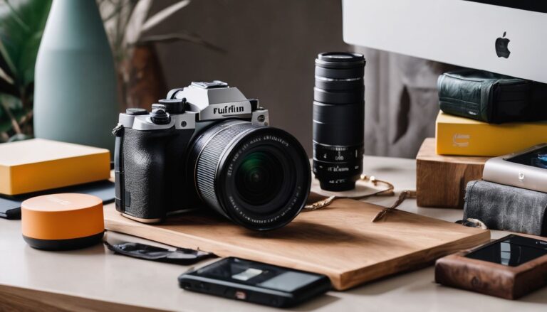 An array of diverse Amazon products displayed in a vibrant and eye-catching lifestyle photography setting. Amazon Affiliate on Pinterest